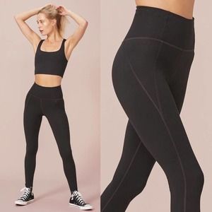 Girlfriend Collective Black High Rise Full Legging